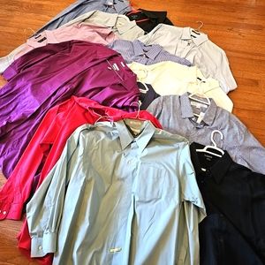 Last week lot of 12 men's shirts